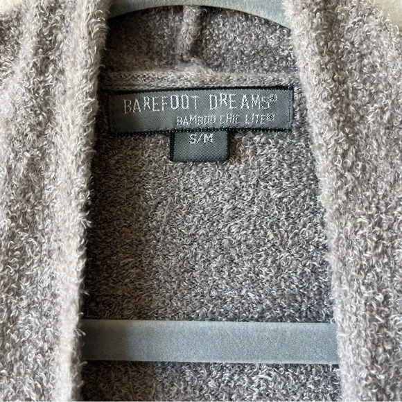 Barefoot Dreams Cardigan Sweater‎ Ombré Gray Black Size S/M - Picture 4 of 6